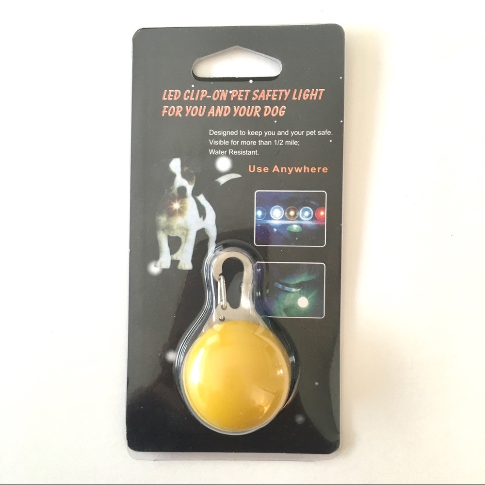 Yellow Led Light for Pets NWT - Picture 7 of 12